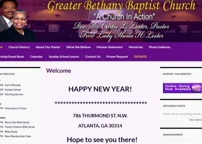 Greater Bethany Baptist Church